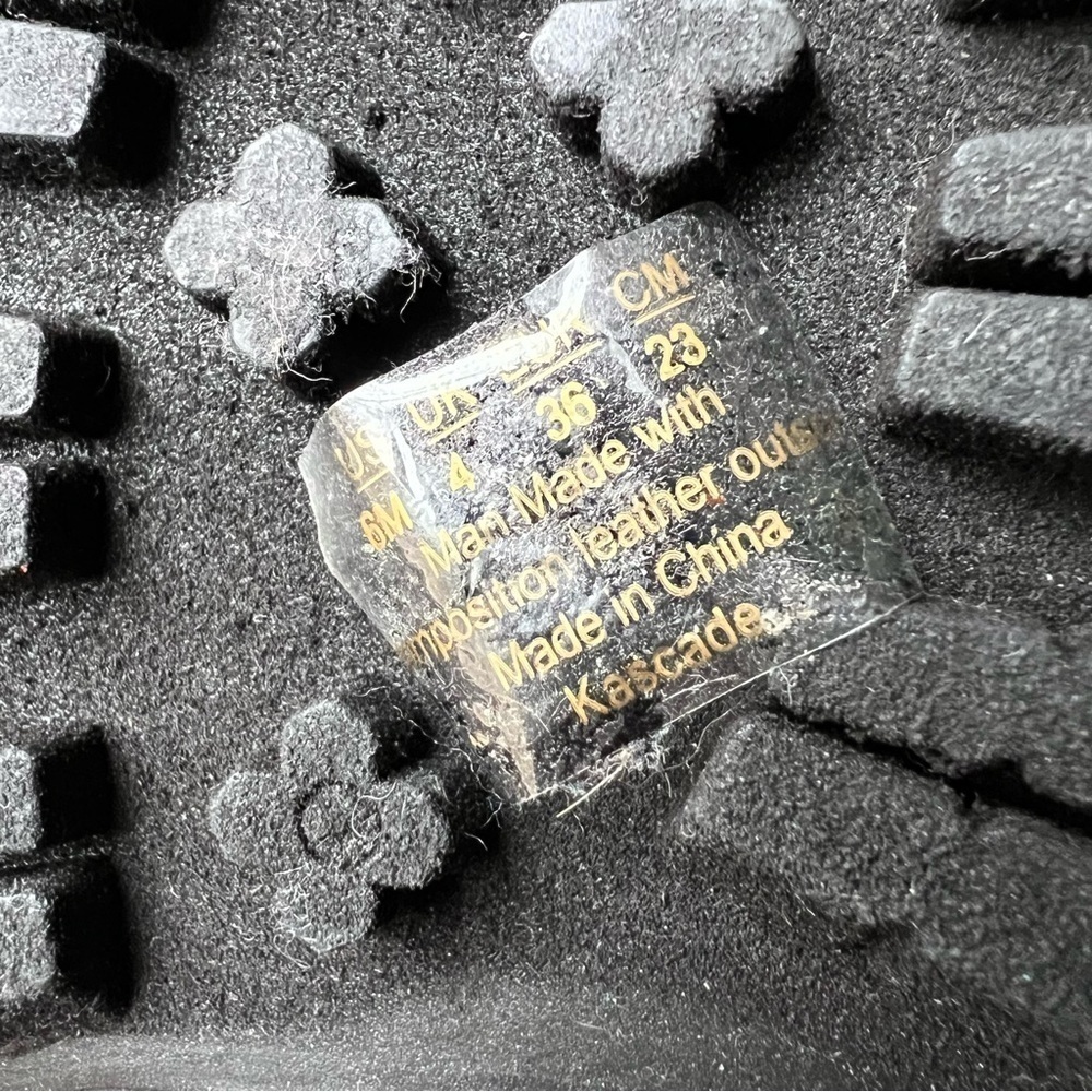 Sam Edelman Circus Black Shiny Rubber Lace Up Combat Boots, Size 6 - Picture 8 of 10